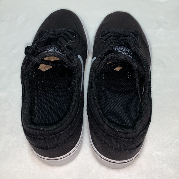 Nike SB Stefan Janoski Canvas Black/White womens size 7.5 men's size 6/euro 38.5 - Picture 7 of 8